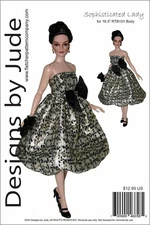 Sophisticated Lady Doll Clothes Sewing Pattern for 16.5" RTB101 Grace Tonner