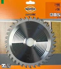 HAWERA HM CT Kreiss&auml;geblatt 180mm 180x30 , 180 x 30 x 2,6 mm 36Z Holz 205399