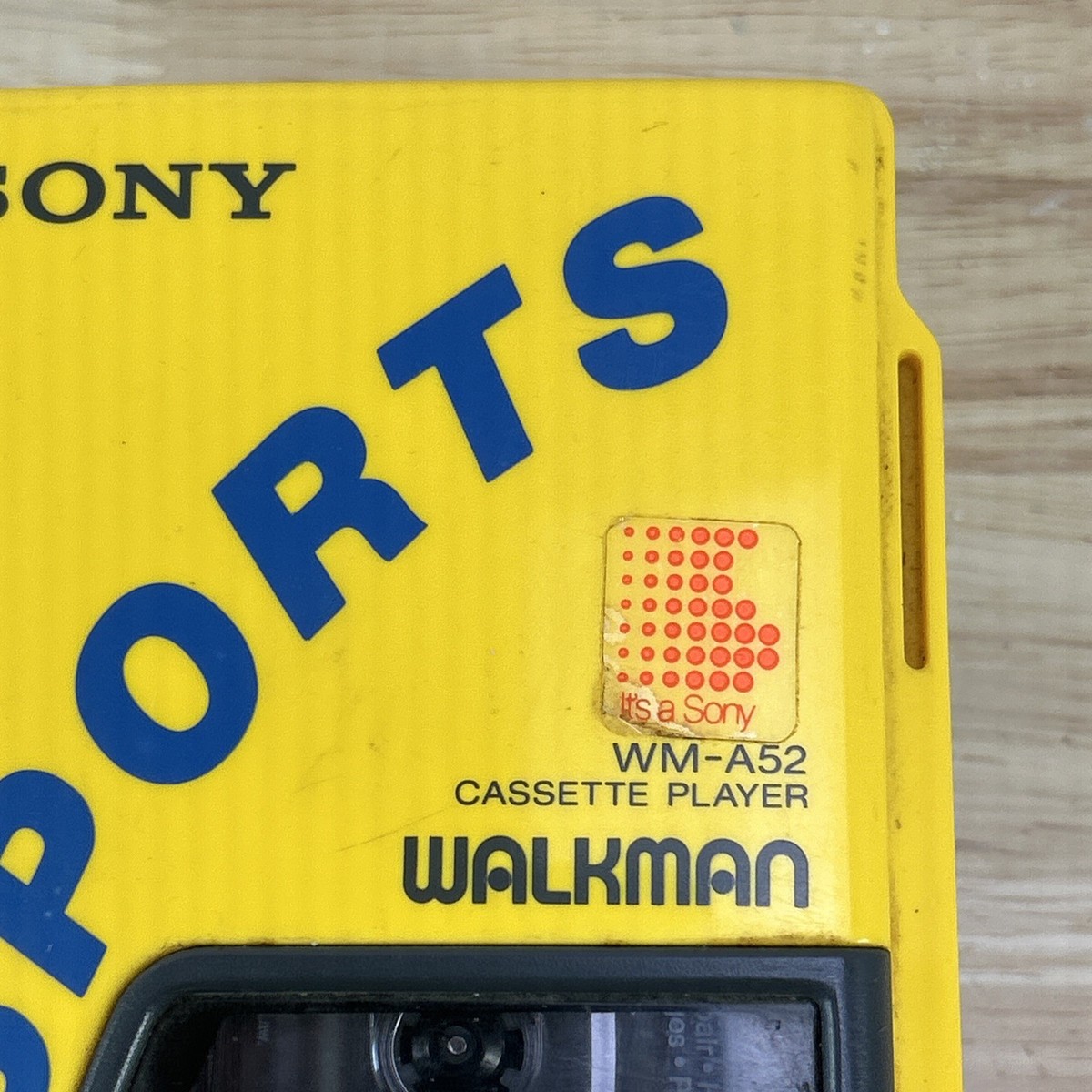 Vintage Sony Sports Walkman Solar Alarm Model WM-A52 Cassette