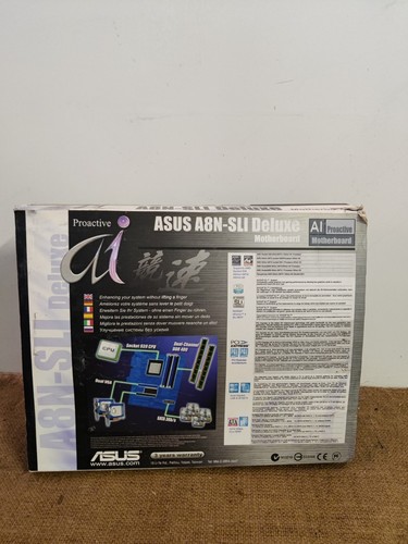 Computer Vintage Scheda Madre ATX ASUS A8N-SLI SE Motherboard 939 DDR Pcie PCI - Photo 7/7