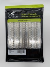 True Cable Cat6/6A Pass Through RJ45 Connectors 100 pieces Shielded brand new