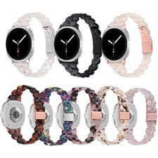 Women Slim Resin Watch Band Strap for Samsung Galaxy Watch8 40/44mm Classic 46mm