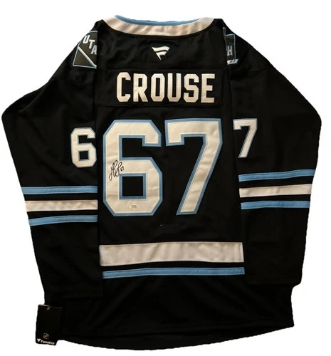 Lawson Crouse Signed Jersey Utah Mammoth Hockey Club Autographed PSA COA