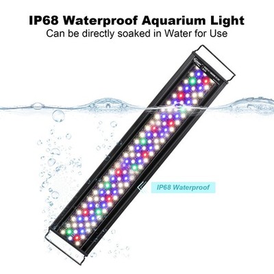 hygger Aquariumverlichting met spectrum, 24/7, verstelbaar, voor