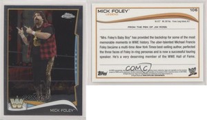 2014 Topps Chrome WWE Mick Foley #106
