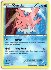 Corsola 36/146 XY Base Set Uncommon