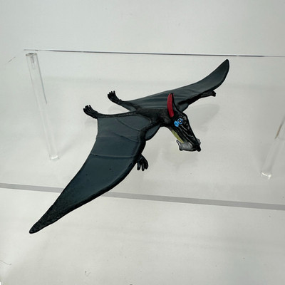K&M Pteranodon Figure with Fish Prehistoric Flying Bird Dinosaur Figurine 2004