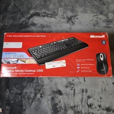 Microsoft Wireless Media Desktop 1000 Keyboard  Mouse ZHA-00001