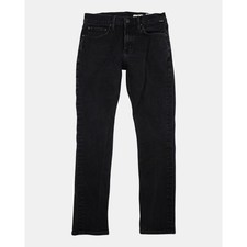 NOEND Denim Skinny Jeans Men's 30 Black Made in USA Stretch 28" Inseam
