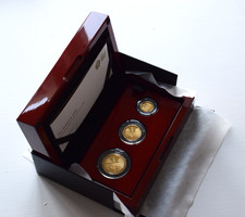 2020 RM Britannia Gold Proof Premium 3 Coin Britannia Set Box COA