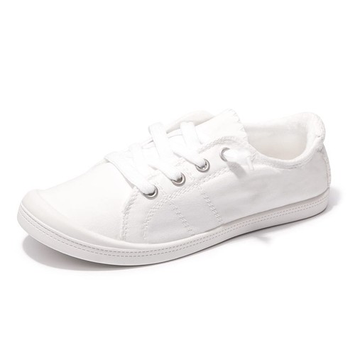 Women's Slip On Canvas Low Top Casual Walking Classic Comfort Fashion Sneakers 8 - 第 1/7 張圖片