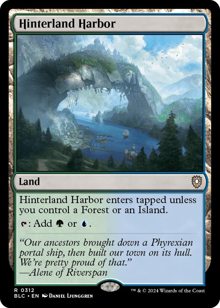 Hinterland Harbor 312 Commander: Bloomburrow NM