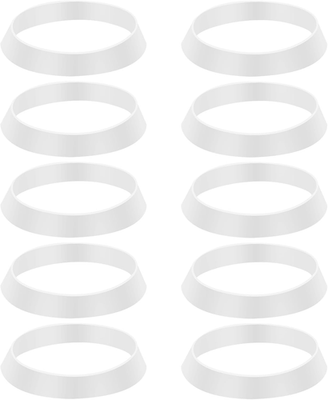 #ad 10 PCS Seal Ring Silicone Washer Waste Pipe Seal Ring Rubber Gasket Washers Plum $16.99