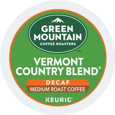 Green Mountain Coffee Vermont Country Blend Decaf, Keurig K-Cup Pod, 48 Count