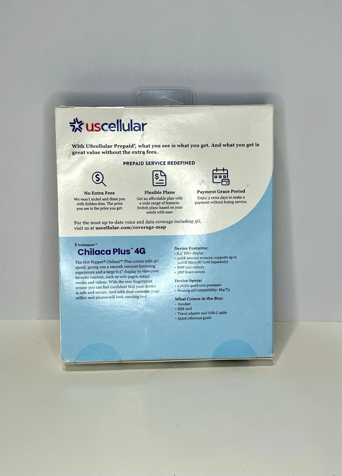 Hotpepper Chilaca Plus 32GB US Cellular Prepaid -  Brand New Sealed - Image 2 of 3