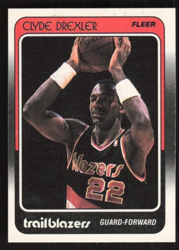 1988 FLEER CLYDE DREXLER 92 MINT BASKETBALL PORTLAND TRAIL BLAZERS