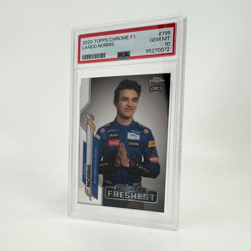 PSA 10 - Lando Norris #199 - 2020 Topps Chrome F1 - F1's Freshest - Rookie Card - Bild 2 von 5