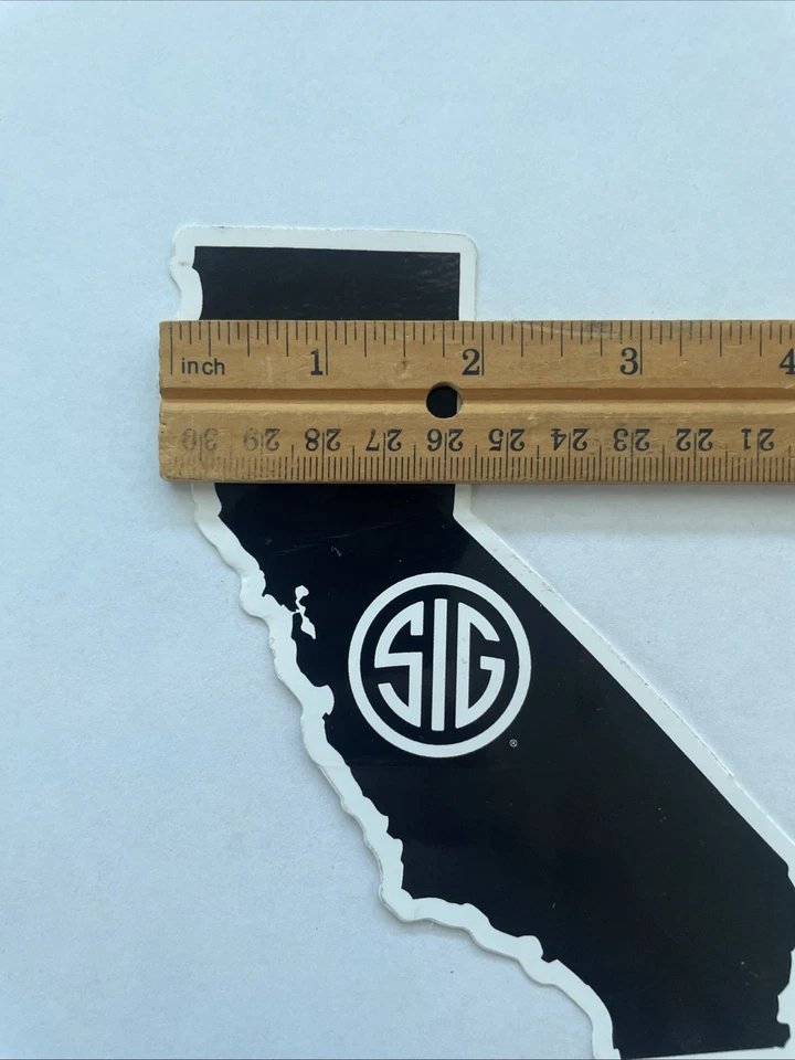 Sig Sauer California Logo Black Sticker 5.5” Inch - Image 3 of 4