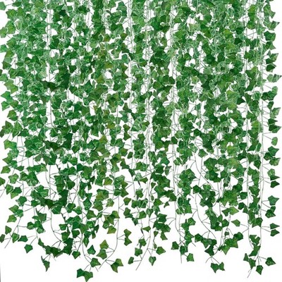 Artificial Ivy Garland Vines 12 Pack 84FT Fake Hanging Plants Room Decor