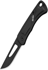 SOG CE1002-CP Centi I Folding Knife Keychain Size, 1.4" Blade -Black
