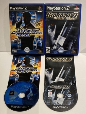 007 James Bond in Agent Under Fire & Golden Eye Rogue Agent - PS2 - PAL - GETESTET