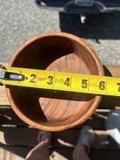 Vintage Wooden Bowl 6 Diameter 2.5 Deep Good