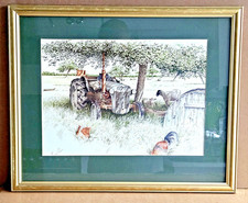 Michael Cooper signed and  Framed Print Little Grey Fergie  