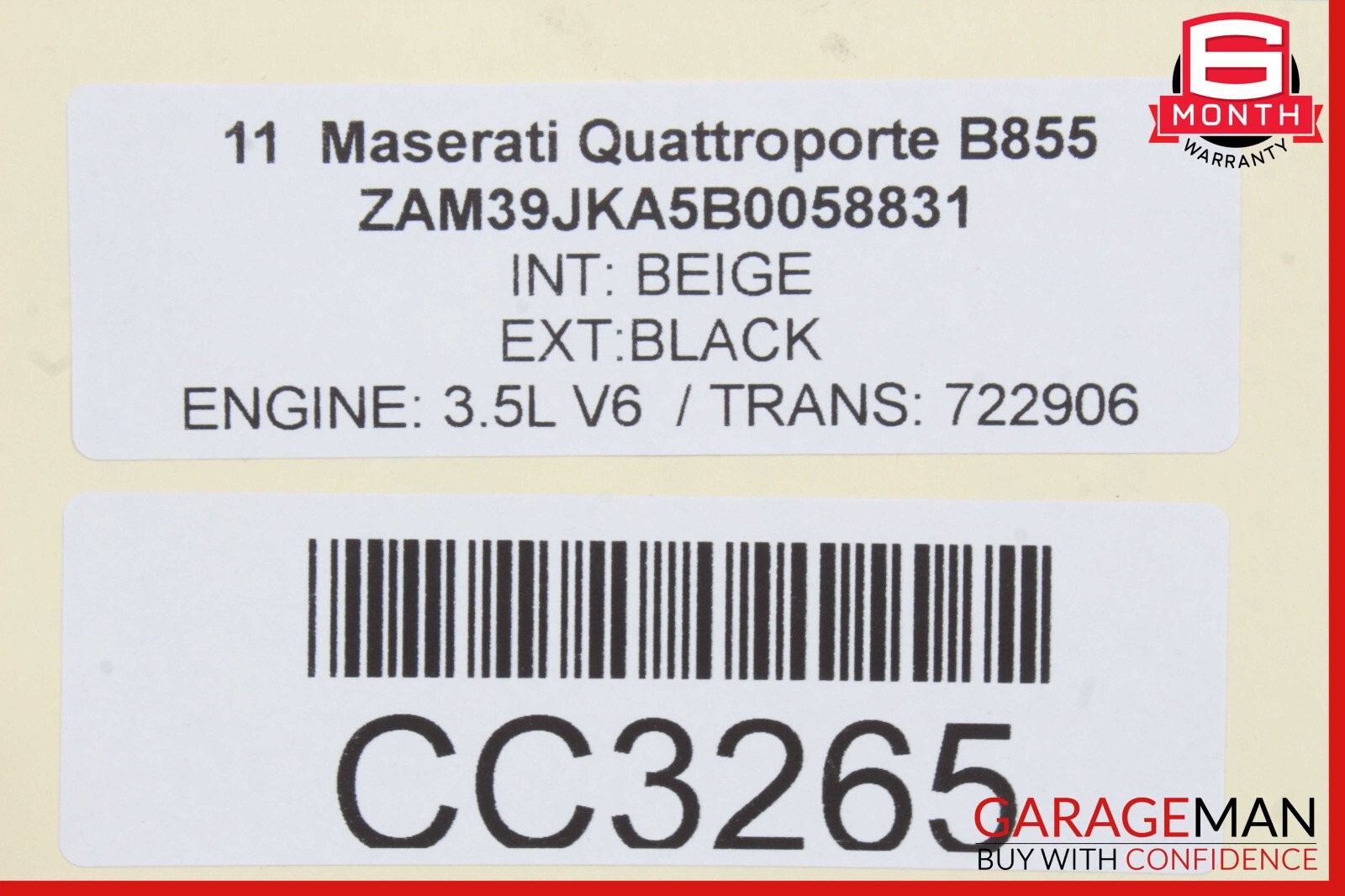 Maserati Quattroporte 2003-2013 Right Pillar covers Set
