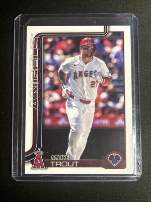  Mike Trout 2025 Topps Series 1 #CC-2 Companion Card Super Box SP Angels