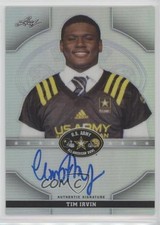 2015 Leaf US Army All-American Bowl Metal Tour Auto Tim Irvin #ATA-TI1 Auto 0v1