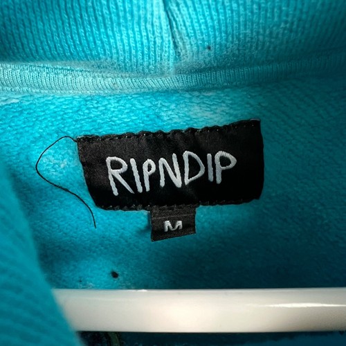 Ripndip Tie-Dye Hoodie Mens Size Medium Cotton Sweatshirt Pullover Embroidered - Picture 3 of 11