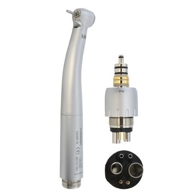 COXO Dental Fiber Optic Handpiece High Speed Roto Quick Coupler 6 Hole CX207-GW