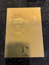 1992 Babe Ruth Estate GOLD FOIL HOLOGRAM #1 BABE RUTH