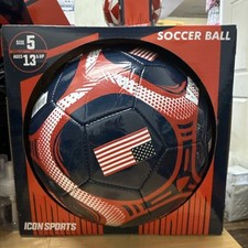 Icon Sports USA Soccer Ball, Size 5, NEW
