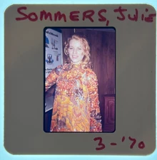 1970 Original JULIE SOMMARS "GUNSMOKE" CANDID Photo 35mm Slide Transparency #424