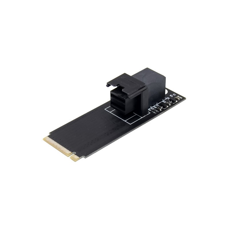 SFF-8643 TO U2 NGFF M-Key To HD SAS NVME PCIe SSD SATA Adapter Für Mainboard EUR 20,39 - PicClick DE