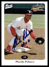 1996 Best St. Petersburg Cardinals Beckett Auto Placido Polanco #24