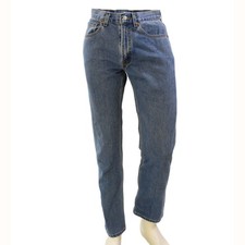 90s Vintage Levis 505 Medium Stone Wash Straight Leg Jeans Mens 31 x 32 USA