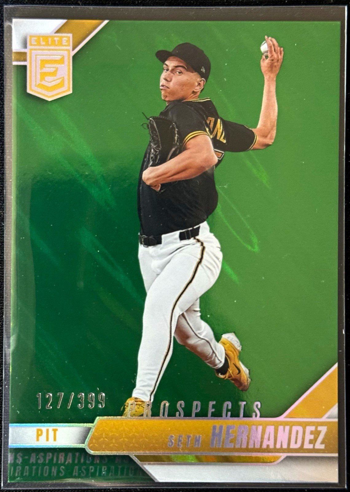 Panini 2026 Donruss Elite Seth Hernandez #159 Prospects Green Aspirations /399