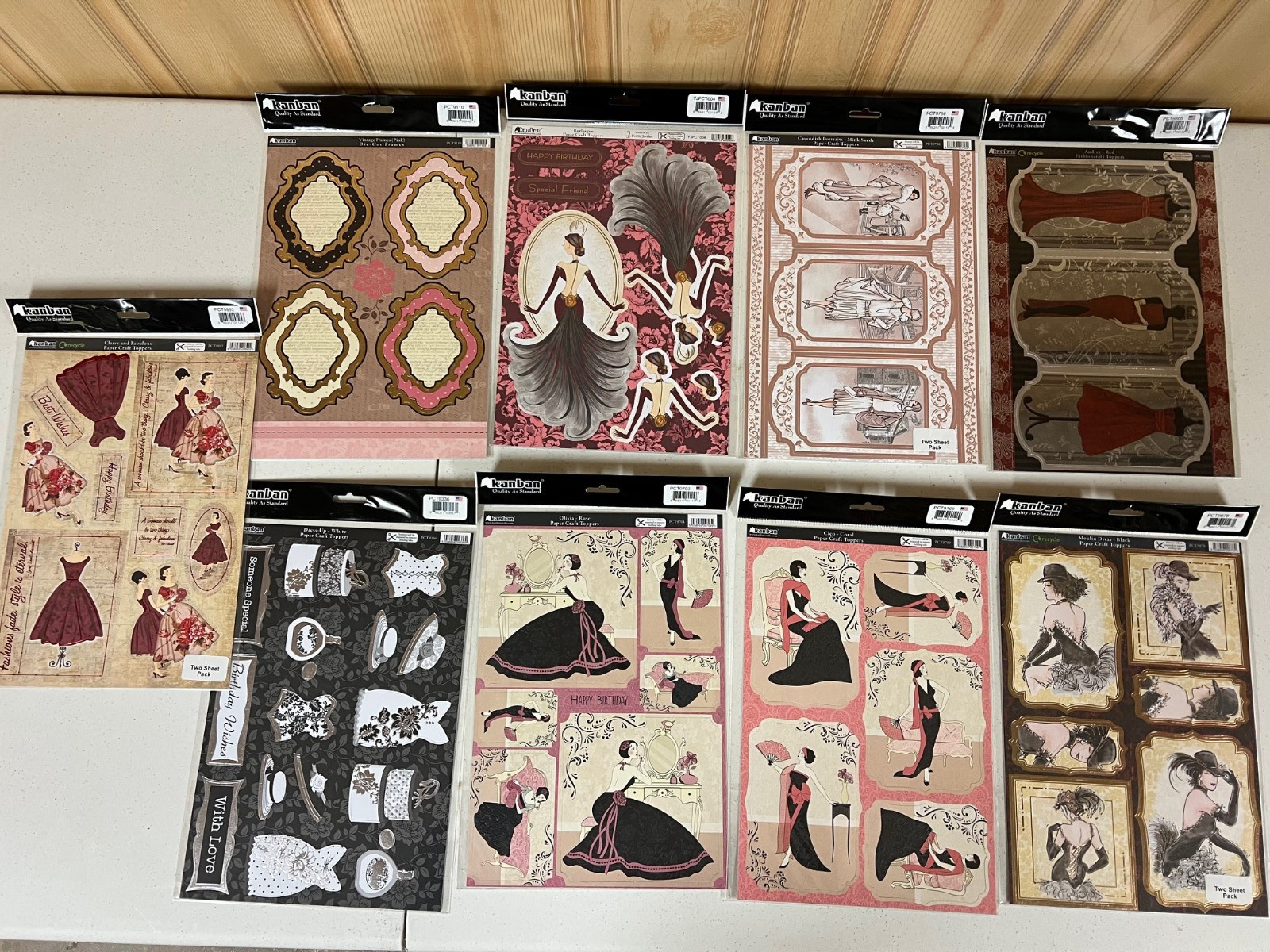 Fashion & Bling Scrapbook Crafting Kit - Paper, Ribbon, Embellishment, Stickers