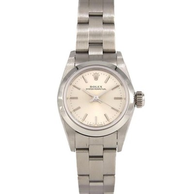 Authentic Rolex Oyster Perpetual 67180 Stainless Steel Mechanical Automatic ...
