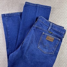 Vintage Wrangler Jeans Men  s 42x32 Made In USA 100 Cotton Western Cowboy Work