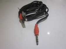 Hosa Audio Cable - 1 Stereo TRS 1/4 Male to 2 1/4 Male - 10 Feet