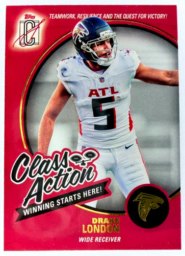 2025 Topps Signature Drake London Base (RAW)