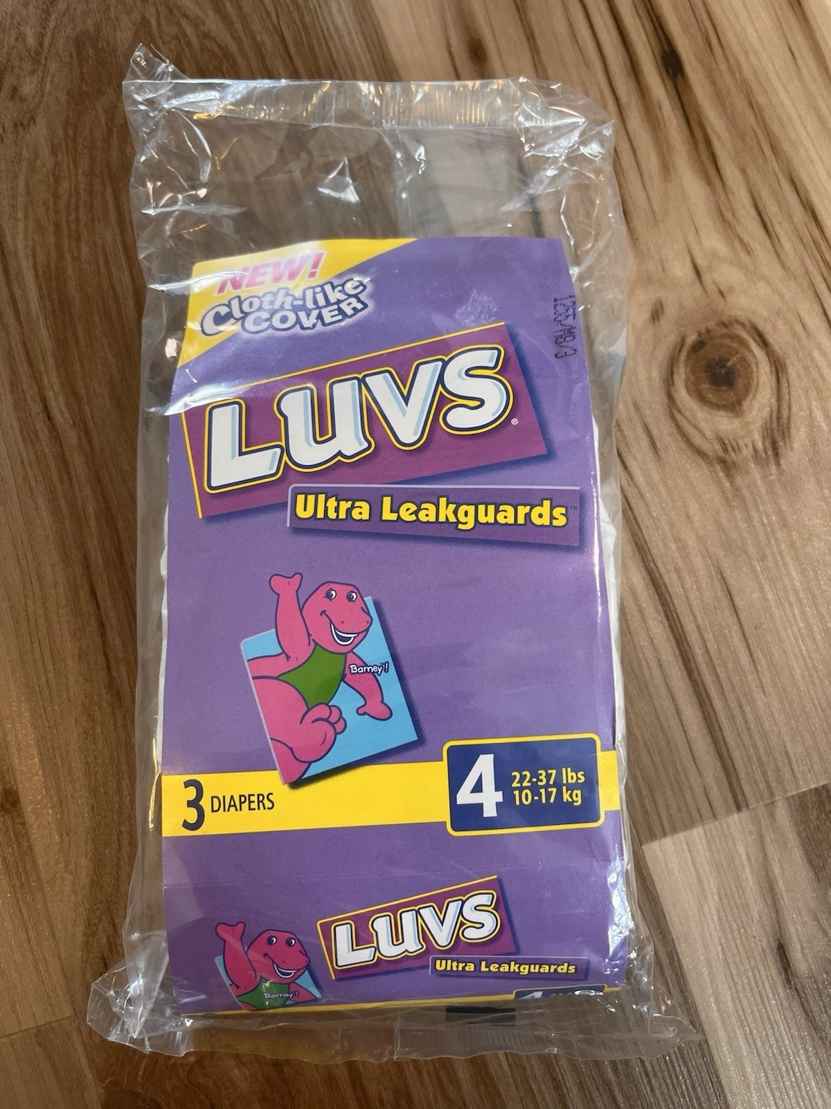 NOS Sealed Vintage Barney Diapers Luvs Size 4 3 Pack Unopened 2001 New (1792)
Opens in a new window