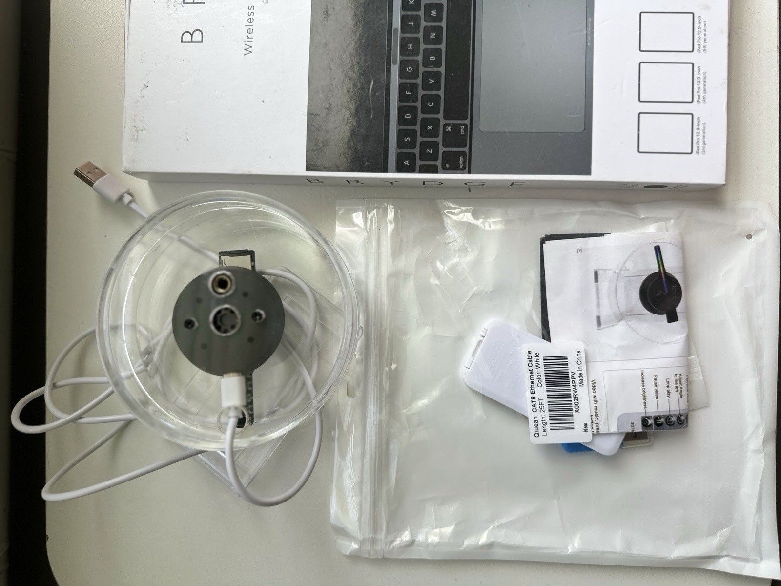 Tech Accessories Bundle Apple pencil 1st Gen Brydge 12.9 Pro Max Keyboard Case