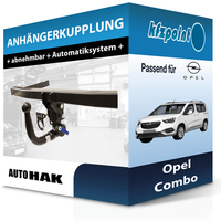 Auto HAK AnhäNgekupplung Abnehmbar Passend für Opel Combo 06.2018-Jetzt Neu