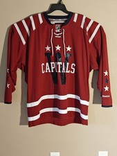Washington Capitals Blank 2015 Winter Classic Reebok NHL Hockey Jersey L