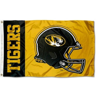 Missouri Tigers Football Helmet Flag Large 3x5