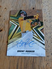 Brent Rooker 2026 Topps BSA-Bro 40/50 Gold Star Signed Athletics Autographed Iss